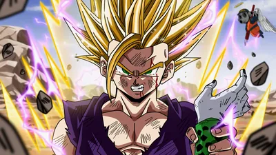 Gohan Wallpaper 4K, Fan Art, Dragon Ball FighterZ, 5K