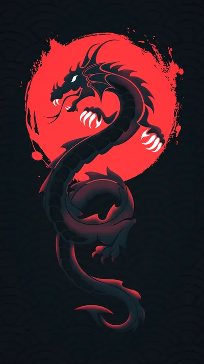 Wallpaper Hydra Dragon, Dragon, Digital Art, Art, Abstract Art, Background