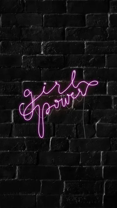 Black Background Wallpaper Girl