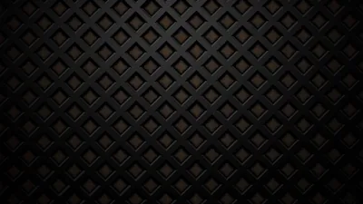 Diamond Quilted Black Texture HD Wallpaper