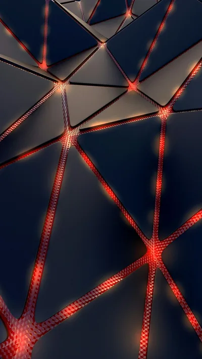 Red Geometric Wallpapers