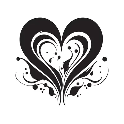 Love Logo Black Wallpaper and Background