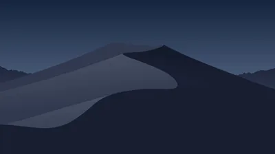 Navy Sand Dune at Night HD Wallpaper
