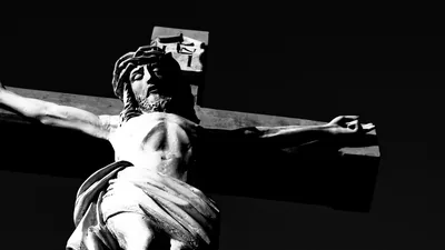Black Jesus Christ On The Cross Wallpaper