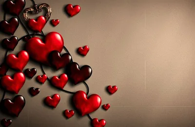 Black Wallpaper Red Love Wallpaper