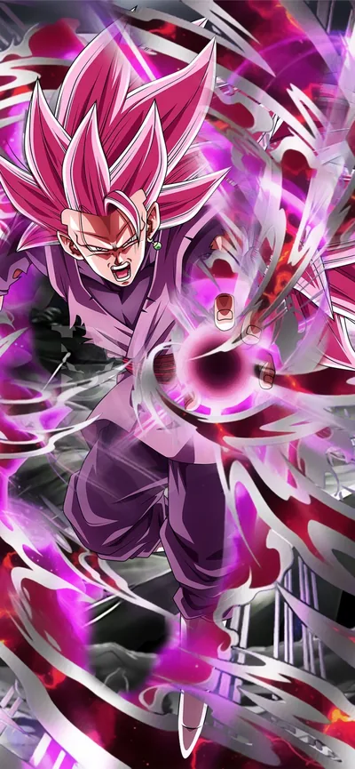 Long-Haired Rosé with Energy Orbs HD Phone Wallpaper