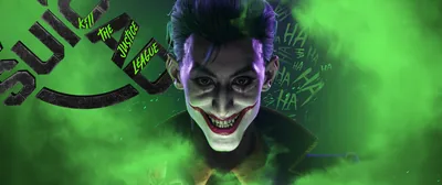 Green Smoke Joker Game Art HD Wallpaper