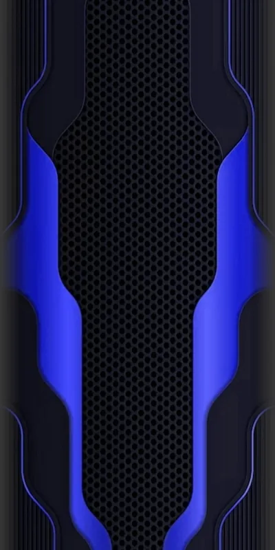 Android Blue Black HD Wallpaper