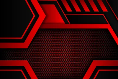 Geometric Red Background Black Graphic shopper Creative Fabrica