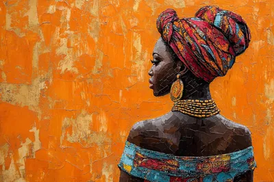 Black Woman Art Backgrounds