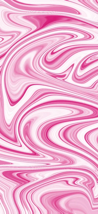 Pink & White Swirl Cell Phone Wallpaper