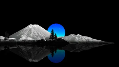 Aesthetic Black Winter PC Wallpapers