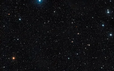 White Blue and Amber Star Field HD Wallpaper