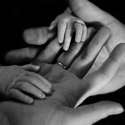 Hands Child Family Bw Love Hold iPad Pro Wallpapers