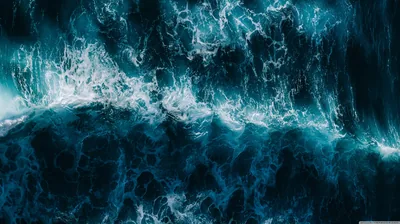 Dark Ocean 4K UHD Wallpaper for UltraHD Desktop and TV Widescreen and UltraWide Displ