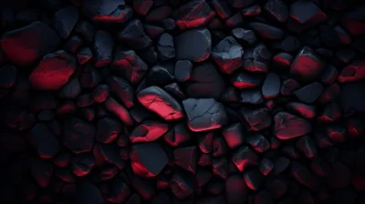 Black rocks Wallpaper 4K, Dark aesthetic, Volcanic