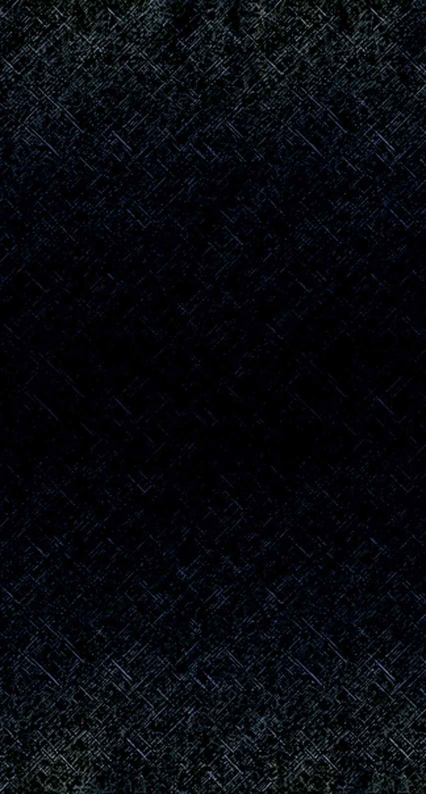 Woven diagonal threads in near-black indigo cover the frame, the weave visible only in the middle where the light is strongest.