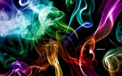 Free photo Multicolored smoke Abstract, Black, Isolated Jooinn