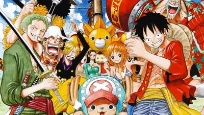 Straw Hat Pirates Group Art HD Wallpaper