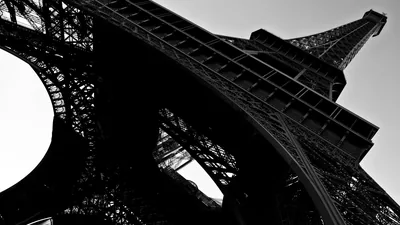 Eiffel Tower Seen From Below HD Wallpaper