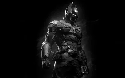 Armoured Vigilante Emerging from Shadow HD Wallpaper