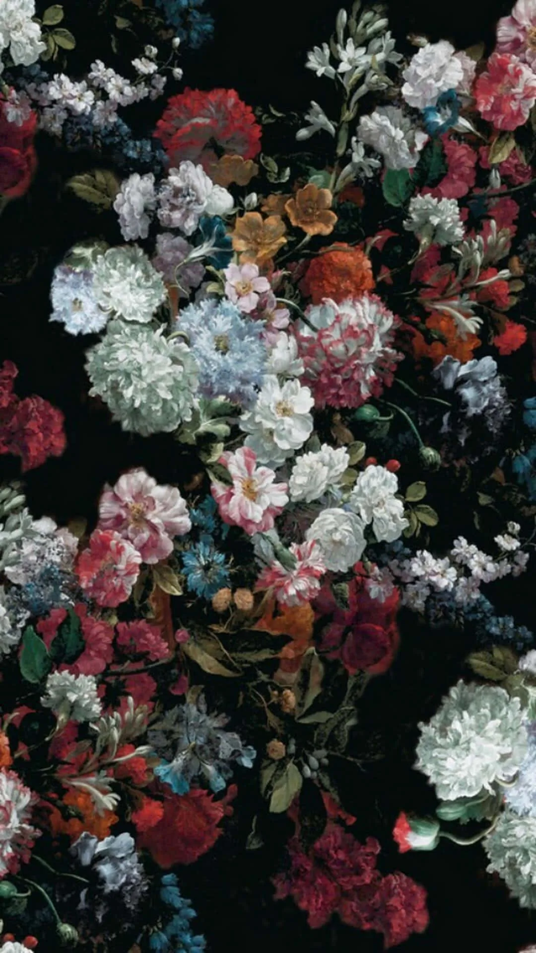 Dark Floral Tumblr Background