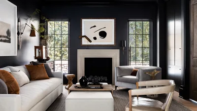 Black Living Room