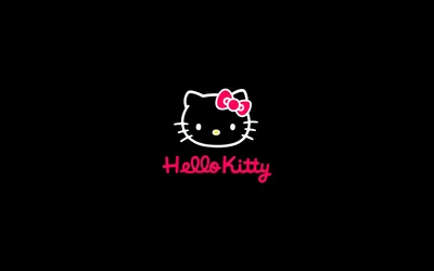 Hello Kitty Black Logo IPhone 13 Mini Case Black With Hello Kitty Logo