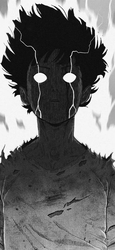 Mob in Rage Mode in Monochrome HD Phone Wallpaper