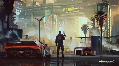 Arriving at a Grand City Entrance HD Wallpaper