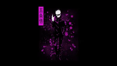 Satoru Gojo Wallpaper 4K, AMOLED, Jujutsu Kaisen