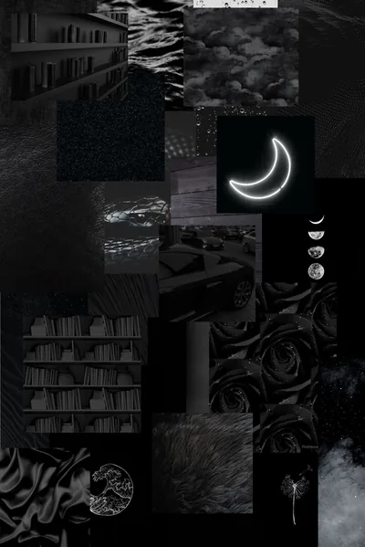 Retro Black Aesthetic Wallpapers