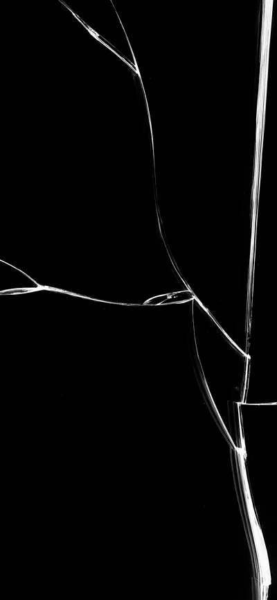 Black Background Minimalist Broken Glass Wallpapers iPhone HD
