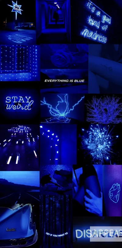 Blue wallpaper iphone
