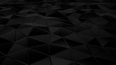 Dark Triangle Mesh Fading to Black HD Wallpaper
