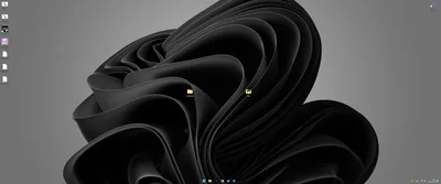 Live wallpaper Windows 11 Black Edition on VSThemes