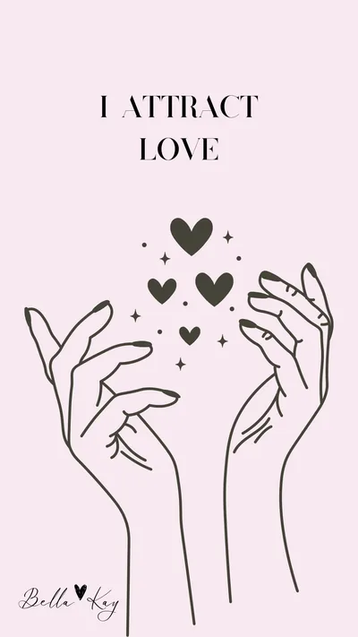 I Attract Love Cellphone Wallpaper
