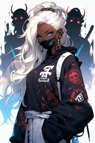 Black People Anime Wallpaper