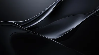 Smooth Black Curves HD Wallpaper