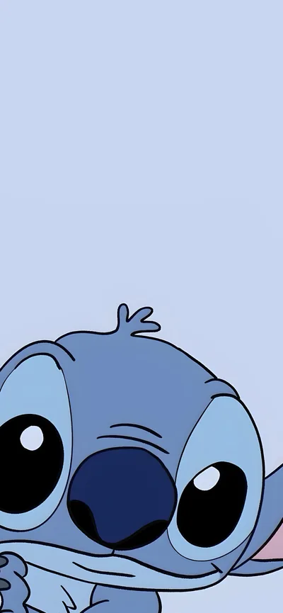 Cute Stitch Peeking Wallpapers Cool Alien Wallpapers for iPhone