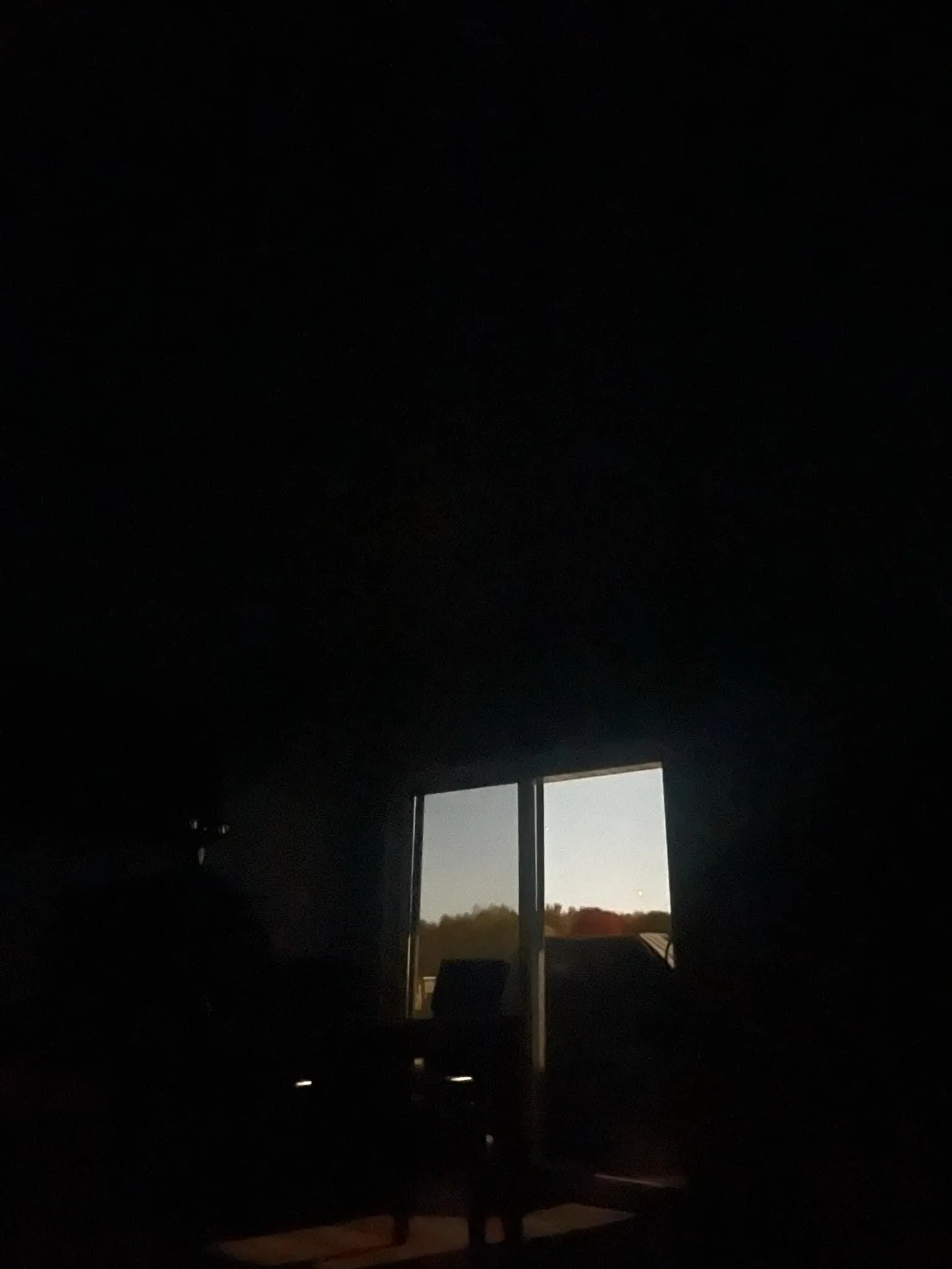 Took a photo in pitch darkness and it looks light outside
