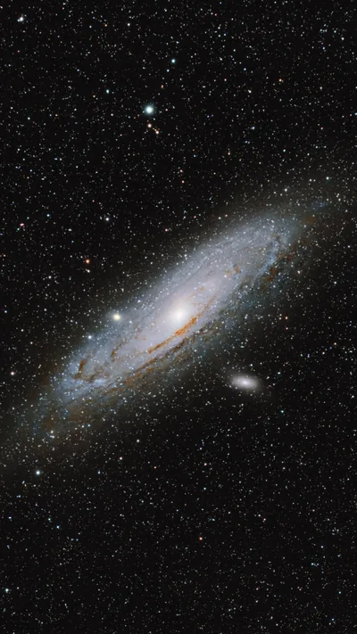 Andromeda Galaxy Stars Space Darkness Sky Dark Nighttime 4K HD Space Wallpapers