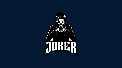 Esports Style Joker Logo HD Wallpaper