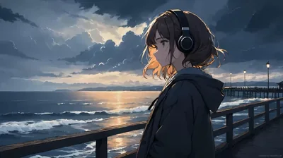 Lonely Girl Live Wallpaper