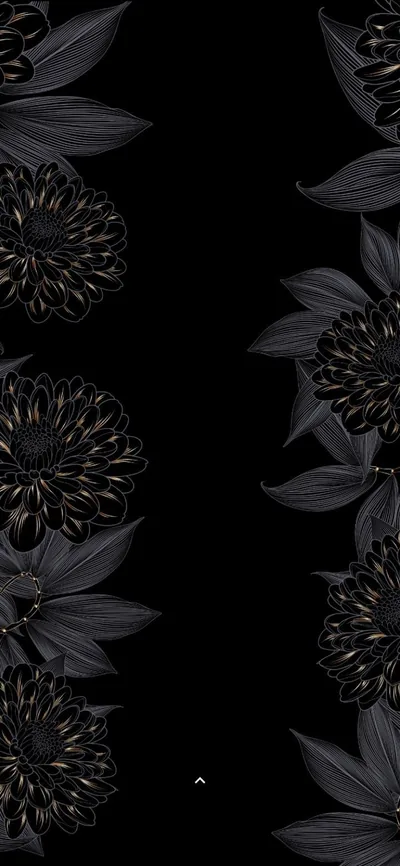 Black Floral Wallpaper Iphone