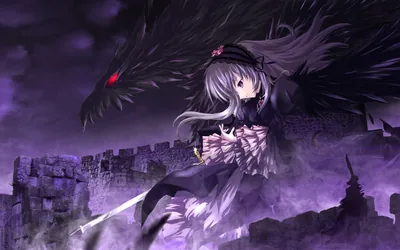 Suigintou Gothic Dragon of Dark Fantasy HD Wallpaper