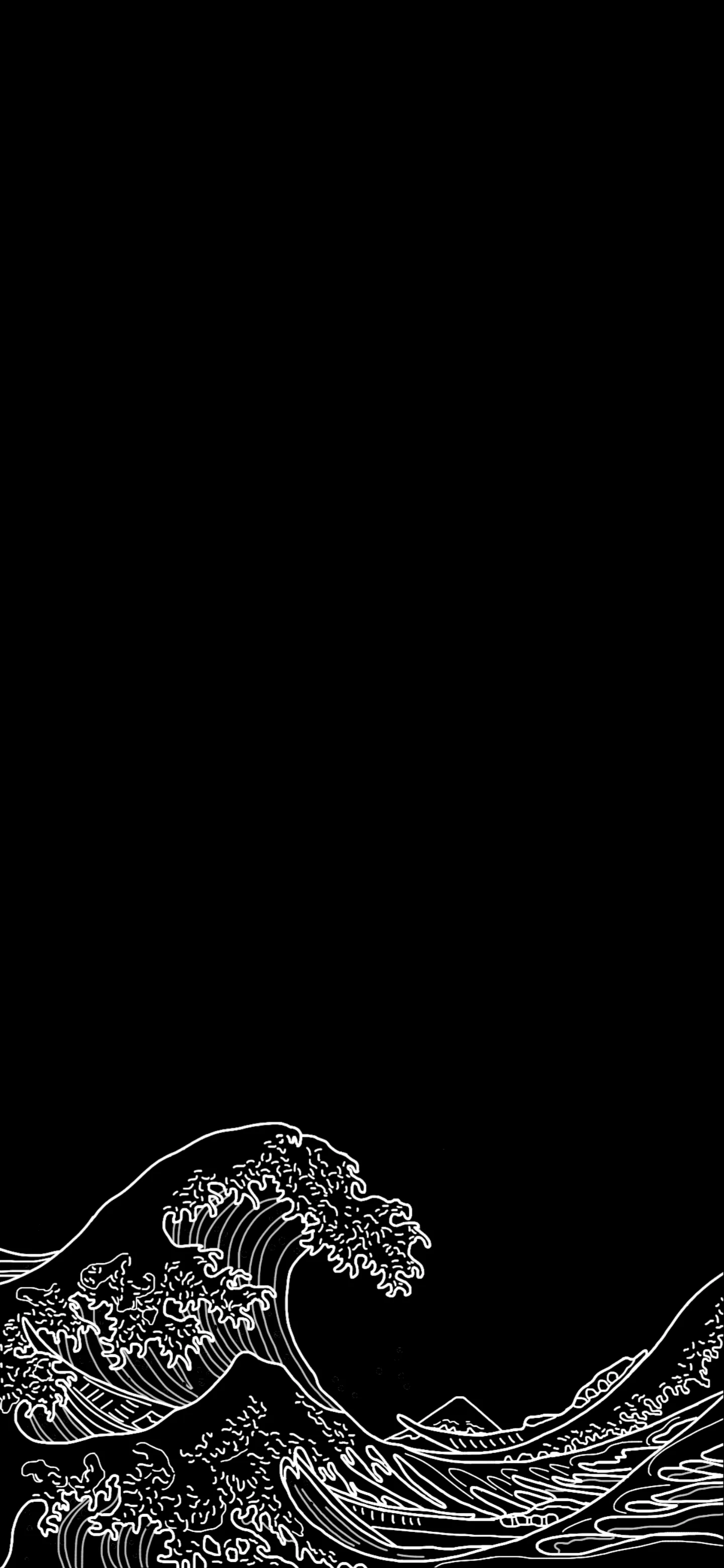 Black Great Wave Wallpapers 4k, HD Backgrounds
