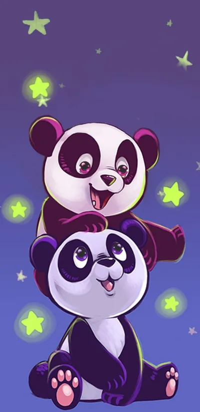 Kawaii Cute Anime Panda Wallpapers
