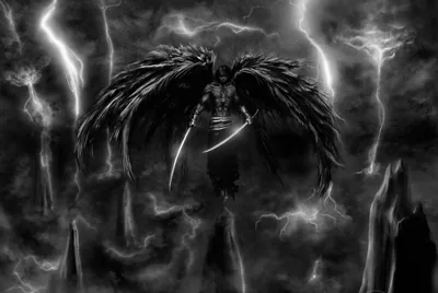 Anime Black Angel Wallpaper