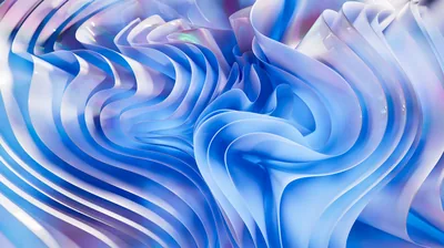 Abstract Blue Art Wallpaper